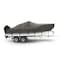 Eevelle Windstorm Boat Cvr V HULL Cntr Cnsl, High Bow Rails up to 24in Inboard 14' 6in L 85in W Charcoal WSVCCR1485-CHL - alternate 1